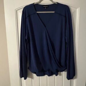 Fortune + Ivy Draped Blouse XL